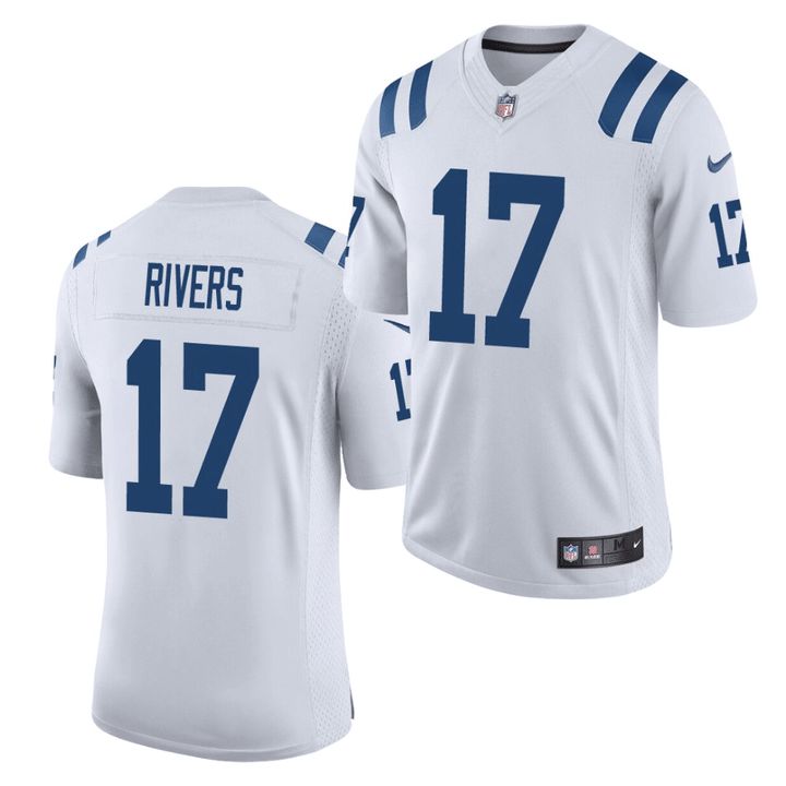 Men Indianapolis Colts #17 Philip Rivers Nike White Limited NFL Jersey